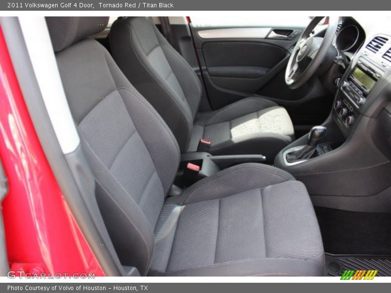 Tornado Red / Titan Black 2011 Volkswagen Golf 4 Door