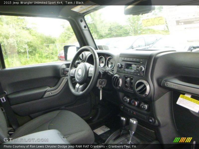 Tank / Black 2015 Jeep Wrangler Unlimited Sport 4x4