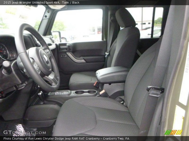 Tank / Black 2015 Jeep Wrangler Unlimited Sport 4x4