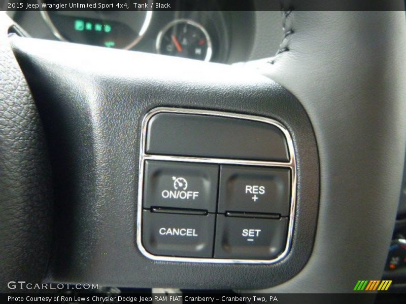 Tank / Black 2015 Jeep Wrangler Unlimited Sport 4x4
