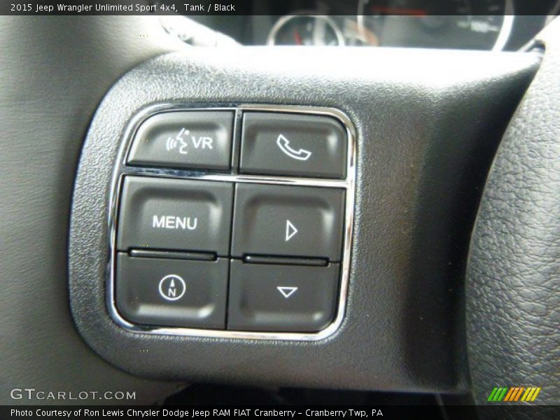 Tank / Black 2015 Jeep Wrangler Unlimited Sport 4x4