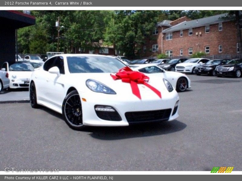 Carrara White / Black 2012 Porsche Panamera 4