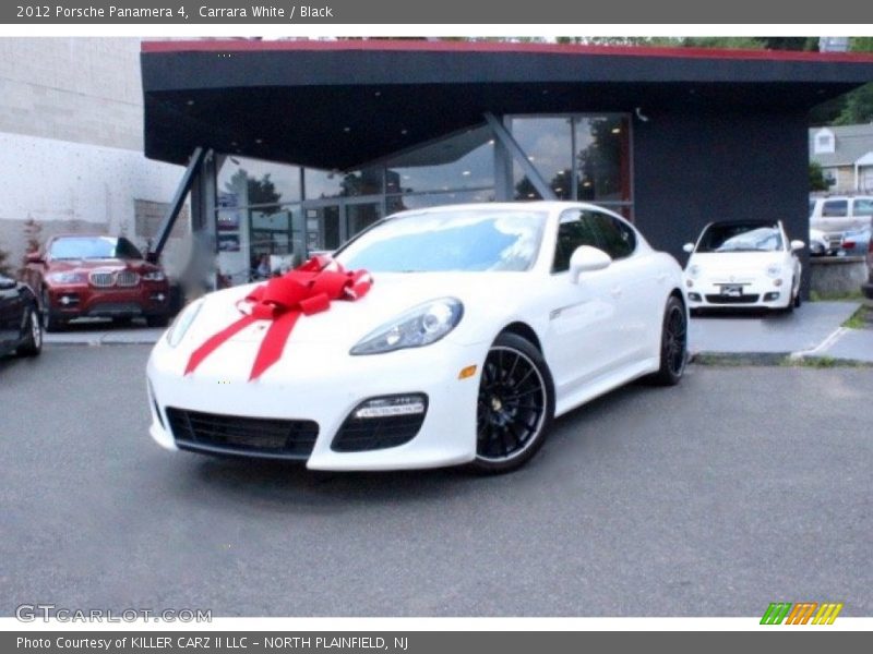 Carrara White / Black 2012 Porsche Panamera 4