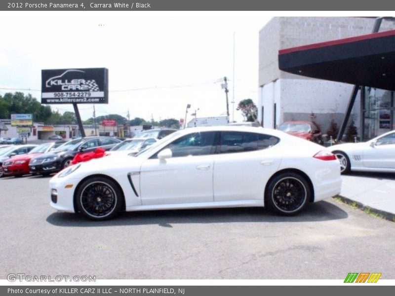 Carrara White / Black 2012 Porsche Panamera 4