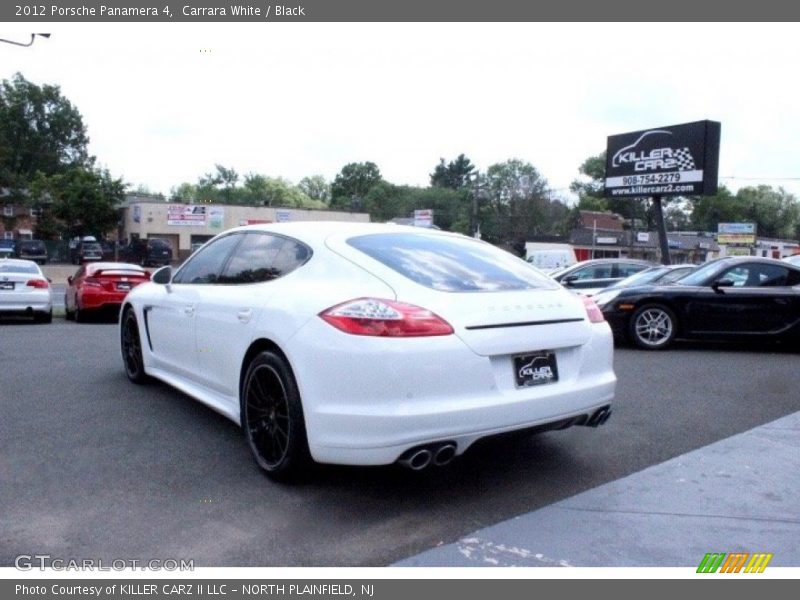 Carrara White / Black 2012 Porsche Panamera 4