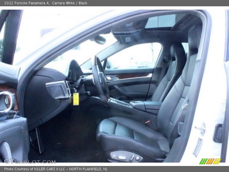 Carrara White / Black 2012 Porsche Panamera 4