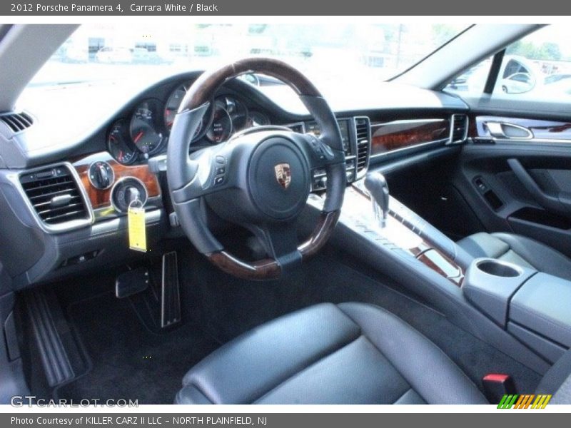 Carrara White / Black 2012 Porsche Panamera 4