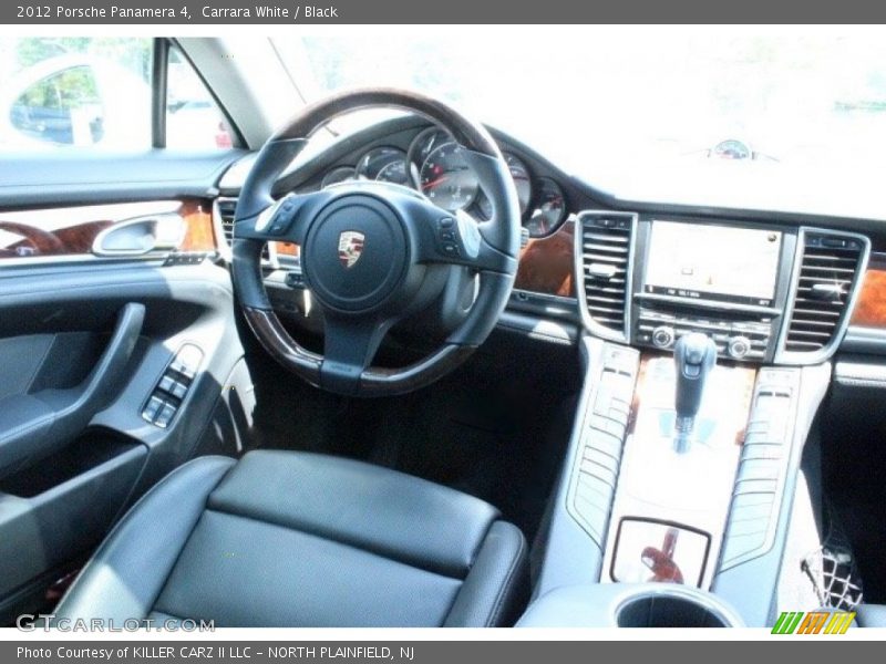 Carrara White / Black 2012 Porsche Panamera 4