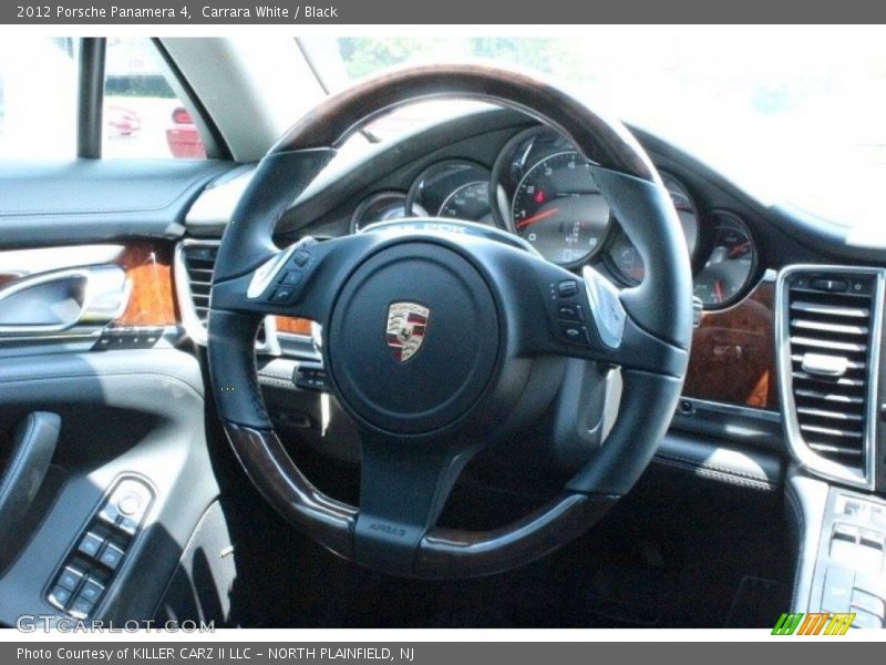 Carrara White / Black 2012 Porsche Panamera 4