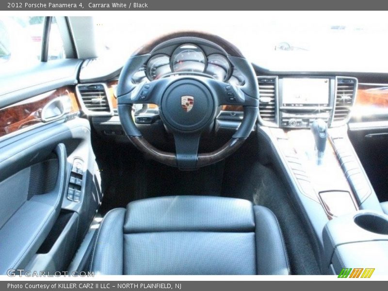 Carrara White / Black 2012 Porsche Panamera 4