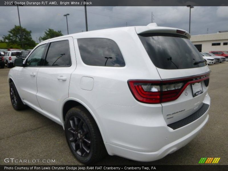 Bright White / Black 2015 Dodge Durango R/T AWD