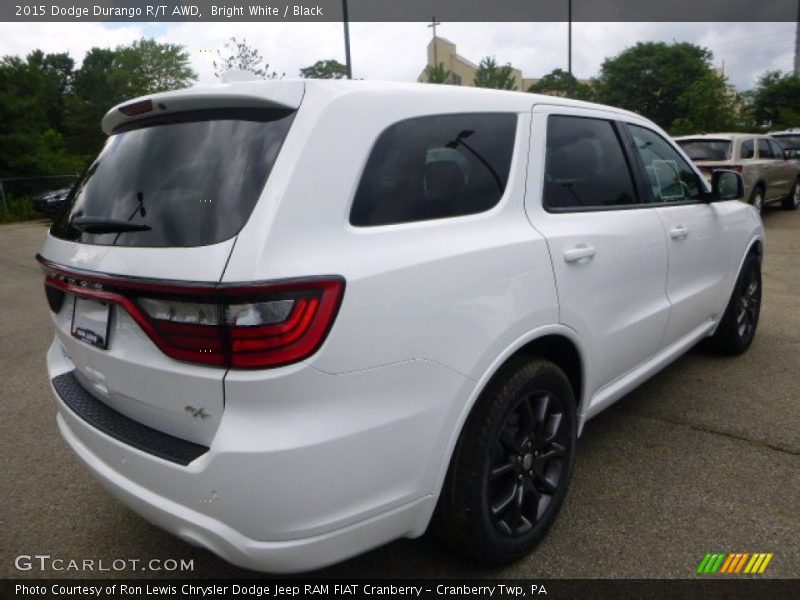 Bright White / Black 2015 Dodge Durango R/T AWD