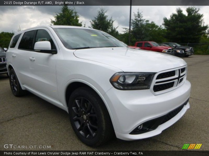 Bright White / Black 2015 Dodge Durango R/T AWD
