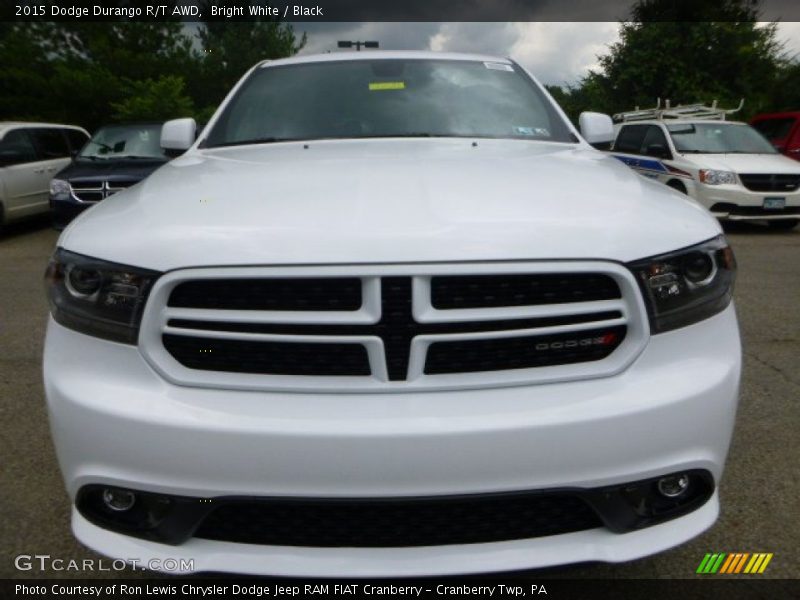 Bright White / Black 2015 Dodge Durango R/T AWD