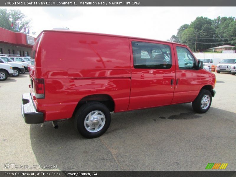 Vermillion Red / Medium Flint Grey 2006 Ford E Series Van E250 Commercial