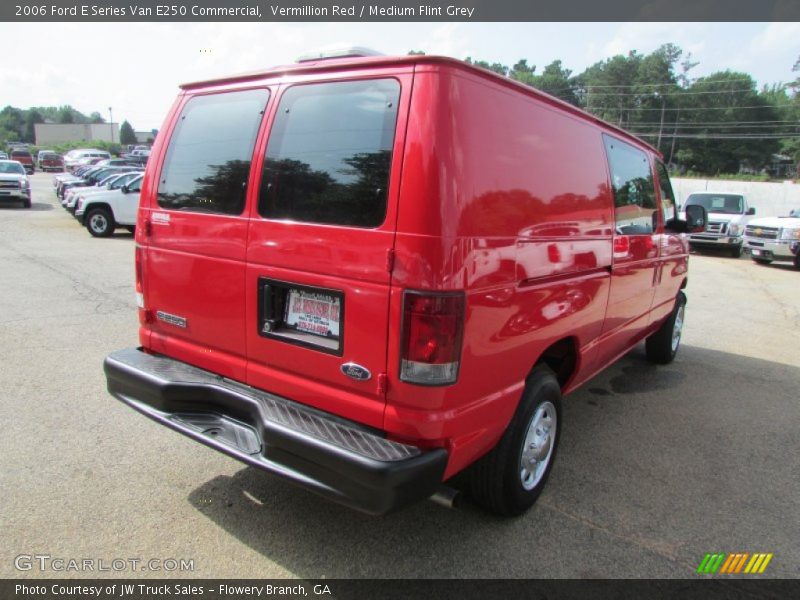 Vermillion Red / Medium Flint Grey 2006 Ford E Series Van E250 Commercial