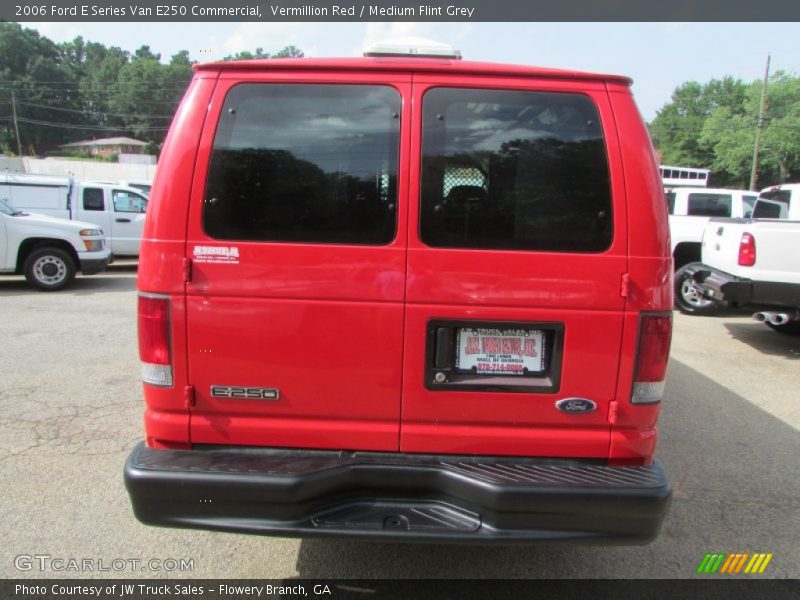 Vermillion Red / Medium Flint Grey 2006 Ford E Series Van E250 Commercial