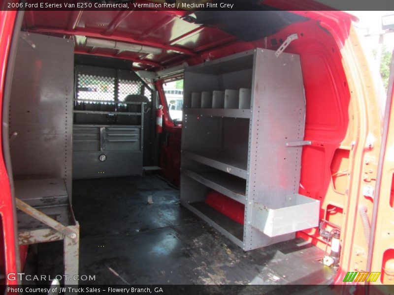 Vermillion Red / Medium Flint Grey 2006 Ford E Series Van E250 Commercial