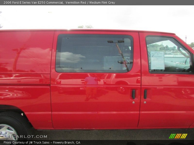 Vermillion Red / Medium Flint Grey 2006 Ford E Series Van E250 Commercial