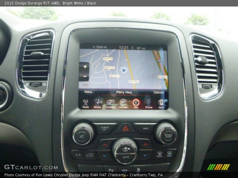 Bright White / Black 2015 Dodge Durango R/T AWD