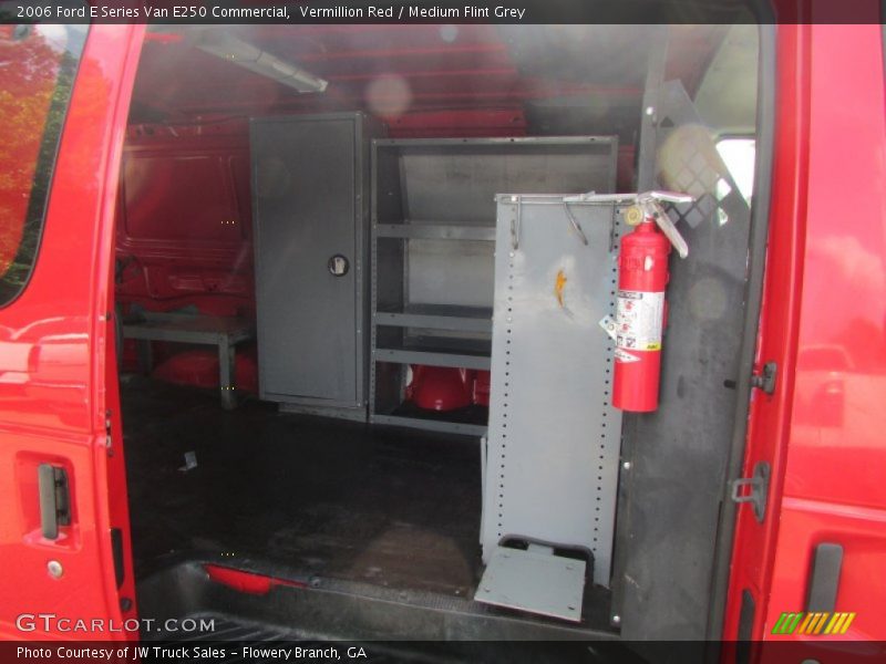 Vermillion Red / Medium Flint Grey 2006 Ford E Series Van E250 Commercial