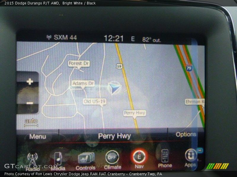 Bright White / Black 2015 Dodge Durango R/T AWD