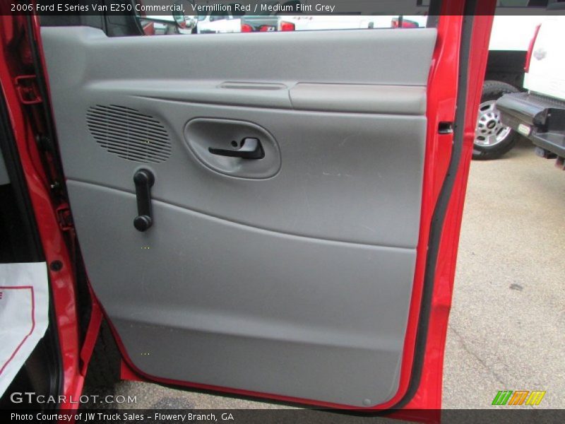 Vermillion Red / Medium Flint Grey 2006 Ford E Series Van E250 Commercial