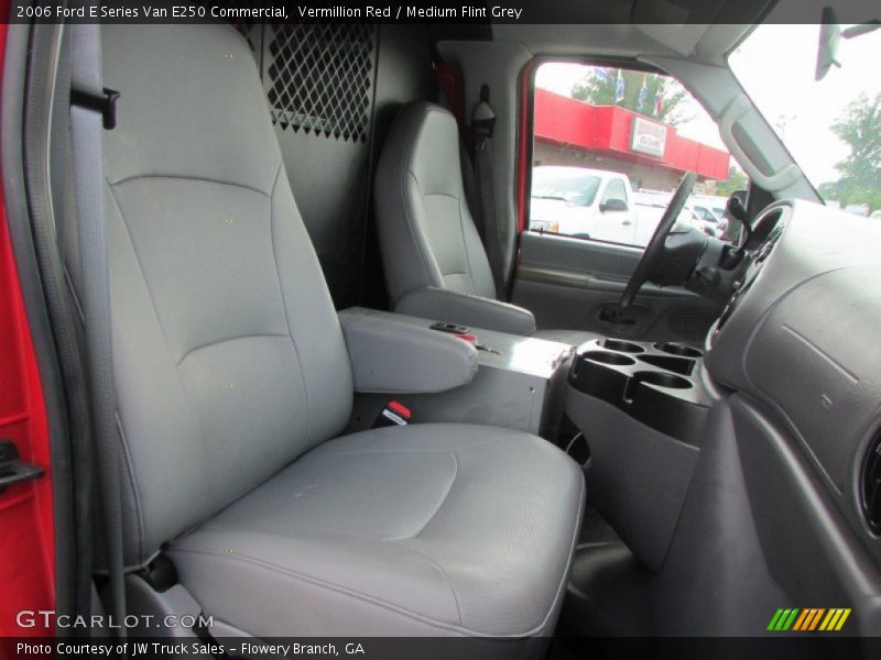 Vermillion Red / Medium Flint Grey 2006 Ford E Series Van E250 Commercial