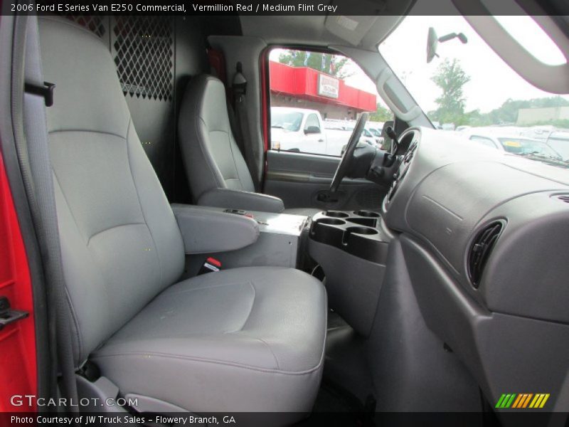 Vermillion Red / Medium Flint Grey 2006 Ford E Series Van E250 Commercial