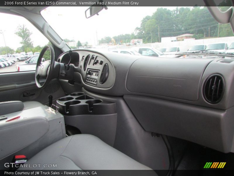 Vermillion Red / Medium Flint Grey 2006 Ford E Series Van E250 Commercial