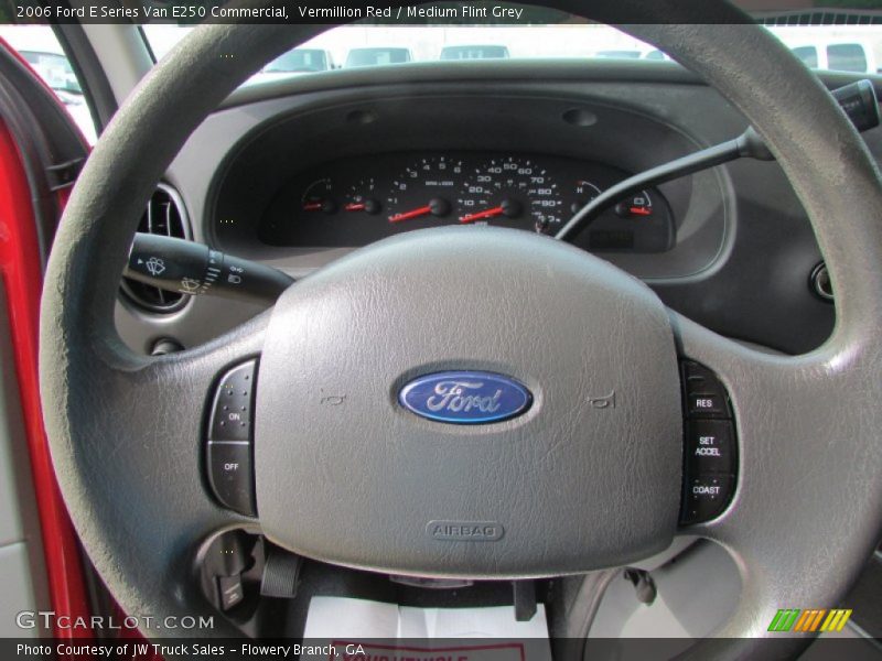 Vermillion Red / Medium Flint Grey 2006 Ford E Series Van E250 Commercial