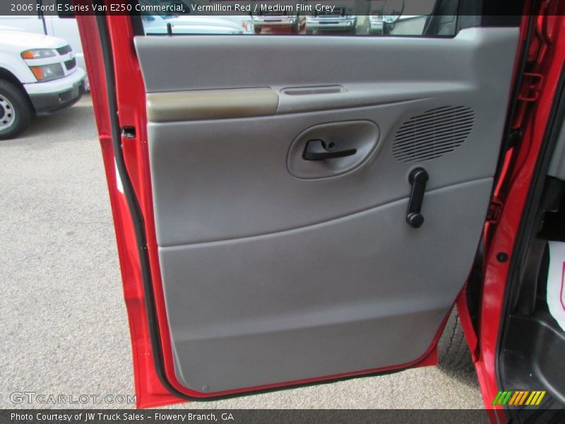 Vermillion Red / Medium Flint Grey 2006 Ford E Series Van E250 Commercial
