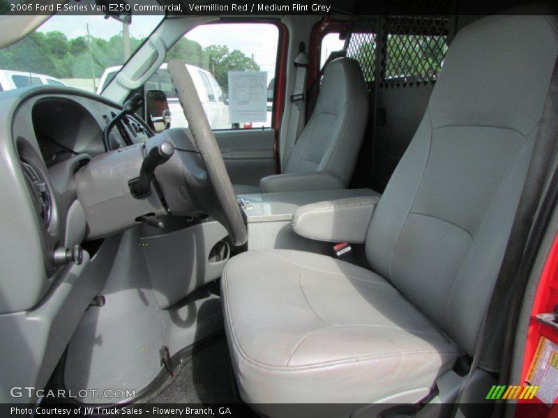 Vermillion Red / Medium Flint Grey 2006 Ford E Series Van E250 Commercial