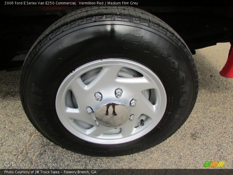 Vermillion Red / Medium Flint Grey 2006 Ford E Series Van E250 Commercial