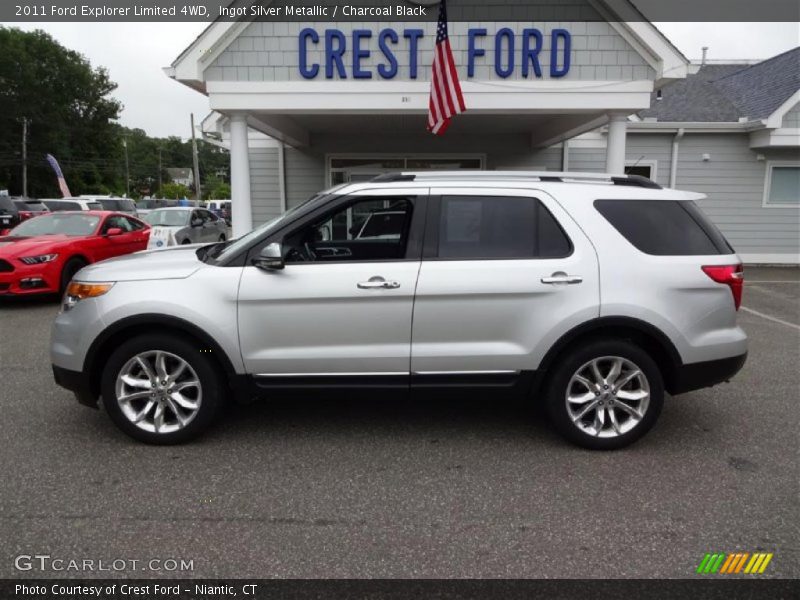 Ingot Silver Metallic / Charcoal Black 2011 Ford Explorer Limited 4WD