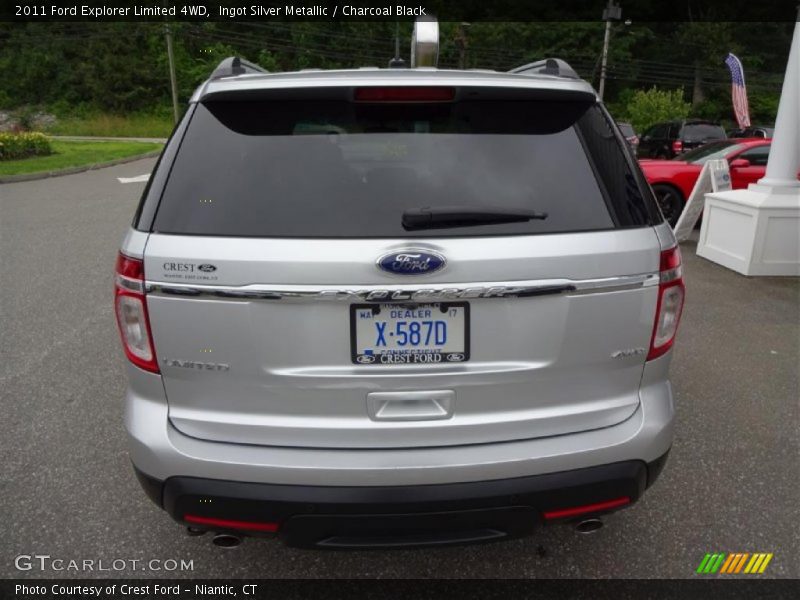 Ingot Silver Metallic / Charcoal Black 2011 Ford Explorer Limited 4WD