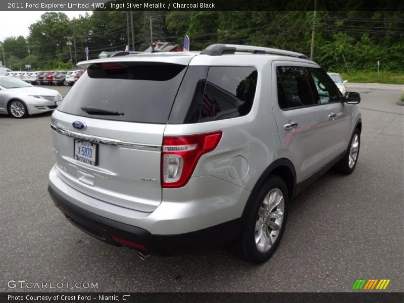Ingot Silver Metallic / Charcoal Black 2011 Ford Explorer Limited 4WD