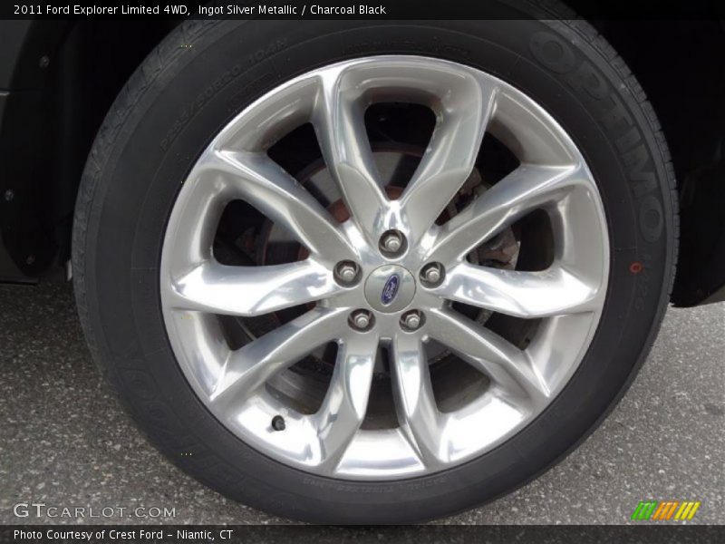 Ingot Silver Metallic / Charcoal Black 2011 Ford Explorer Limited 4WD