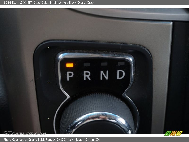 Bright White / Black/Diesel Gray 2014 Ram 1500 SLT Quad Cab