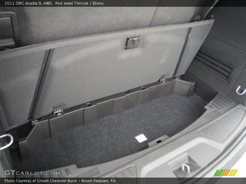 Red Jewel Tintcoat / Ebony 2011 GMC Acadia SL AWD