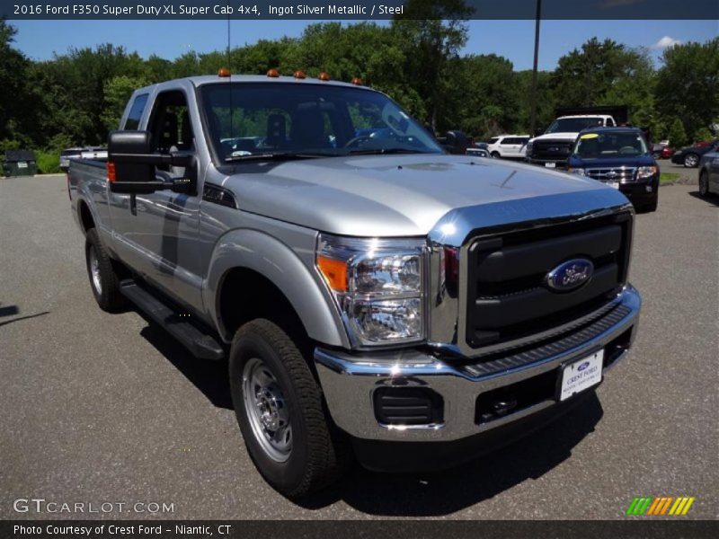 Ingot Silver Metallic / Steel 2016 Ford F350 Super Duty XL Super Cab 4x4