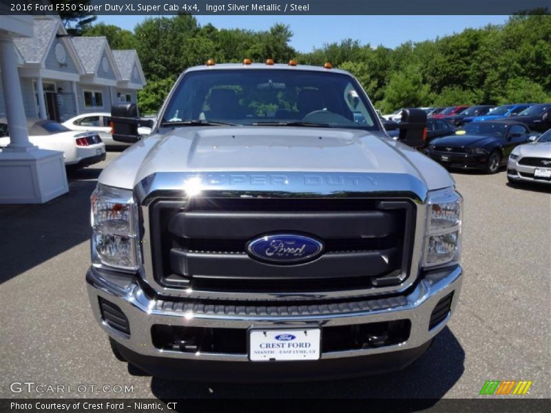 Ingot Silver Metallic / Steel 2016 Ford F350 Super Duty XL Super Cab 4x4