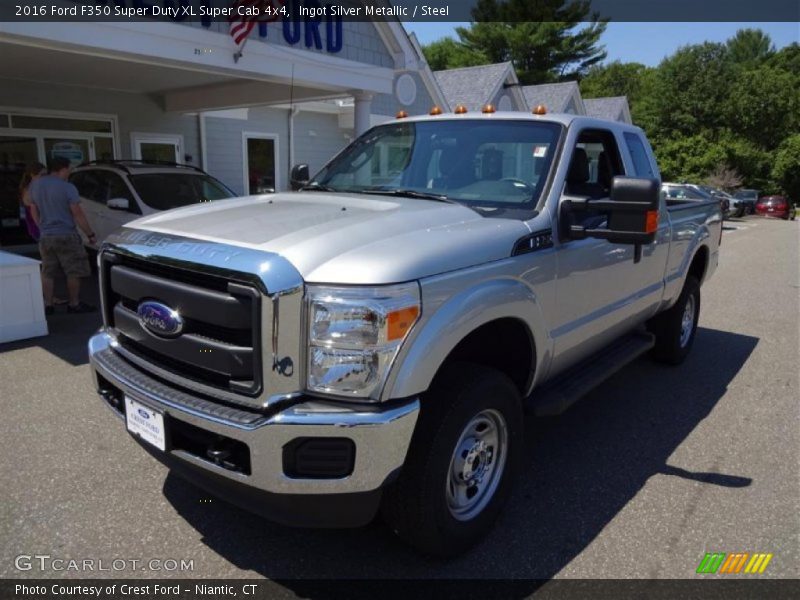 Ingot Silver Metallic / Steel 2016 Ford F350 Super Duty XL Super Cab 4x4
