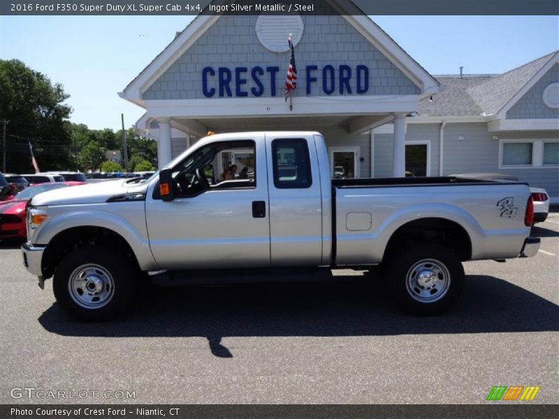 Ingot Silver Metallic / Steel 2016 Ford F350 Super Duty XL Super Cab 4x4
