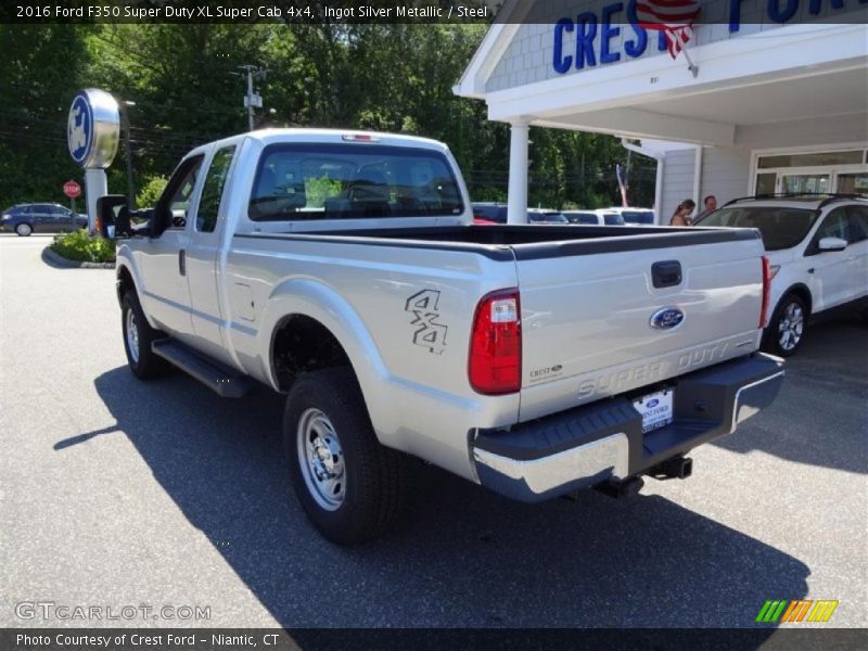 Ingot Silver Metallic / Steel 2016 Ford F350 Super Duty XL Super Cab 4x4