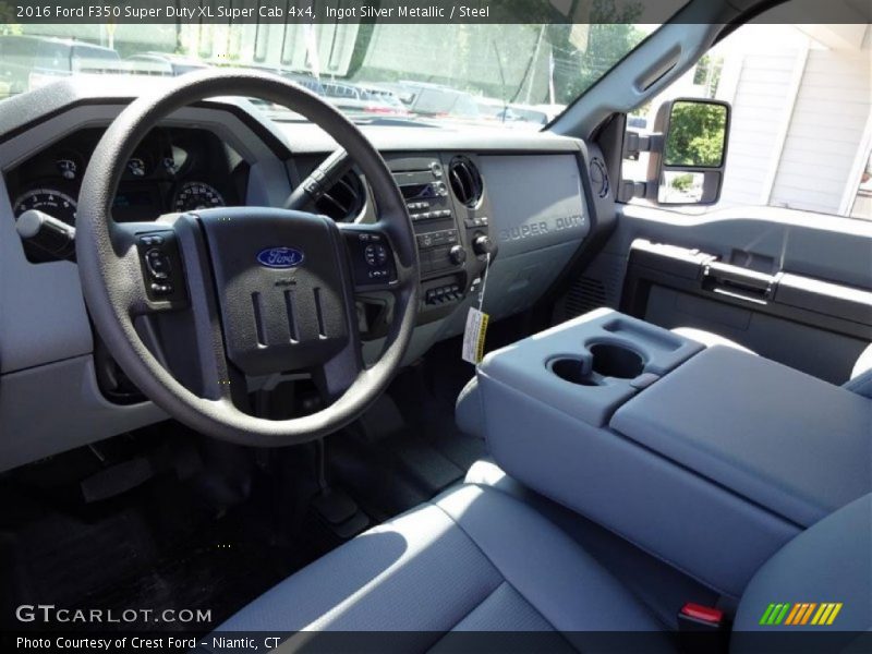 Ingot Silver Metallic / Steel 2016 Ford F350 Super Duty XL Super Cab 4x4