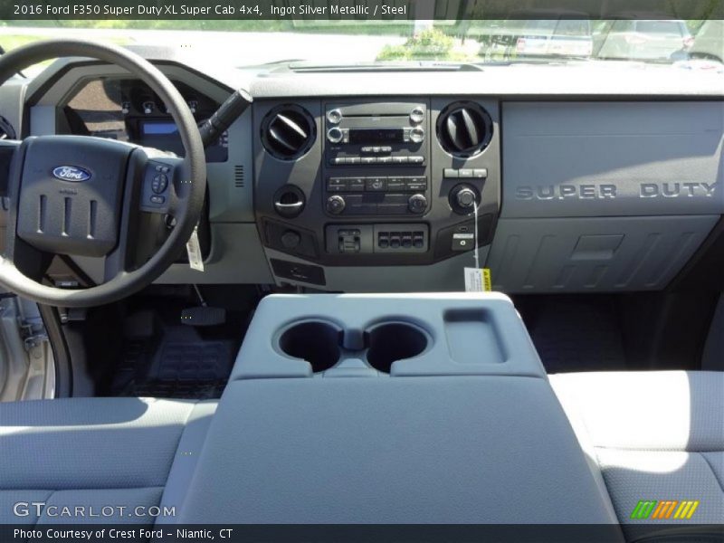 Ingot Silver Metallic / Steel 2016 Ford F350 Super Duty XL Super Cab 4x4