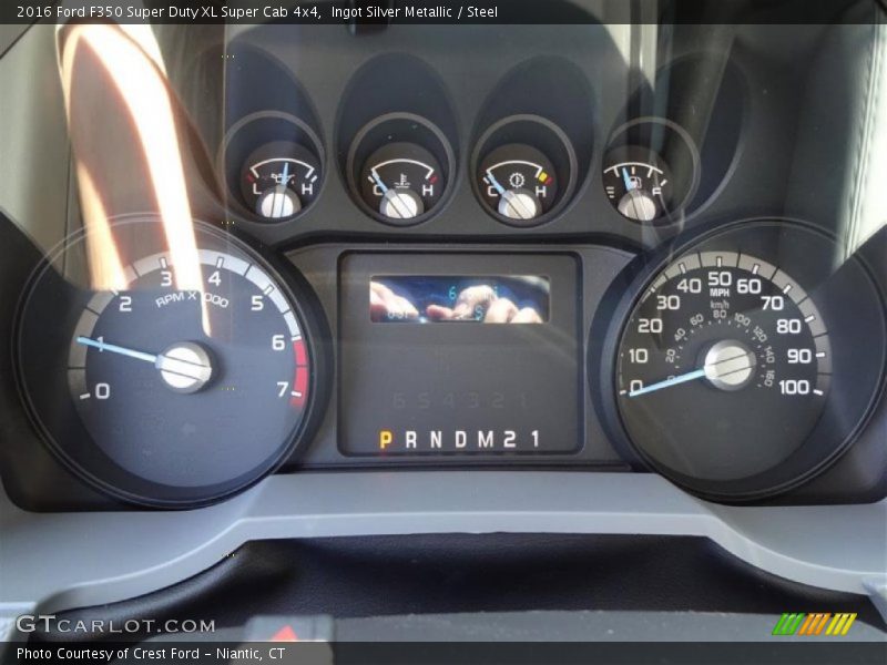 Ingot Silver Metallic / Steel 2016 Ford F350 Super Duty XL Super Cab 4x4