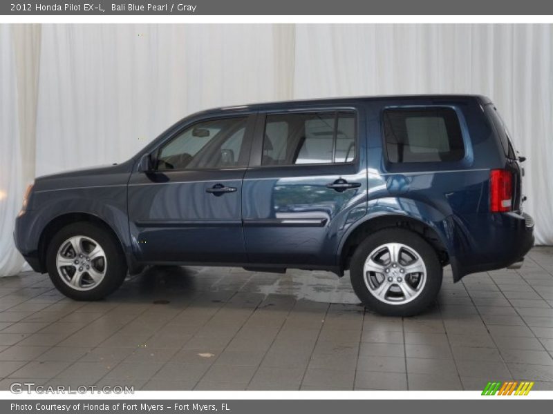 Bali Blue Pearl / Gray 2012 Honda Pilot EX-L