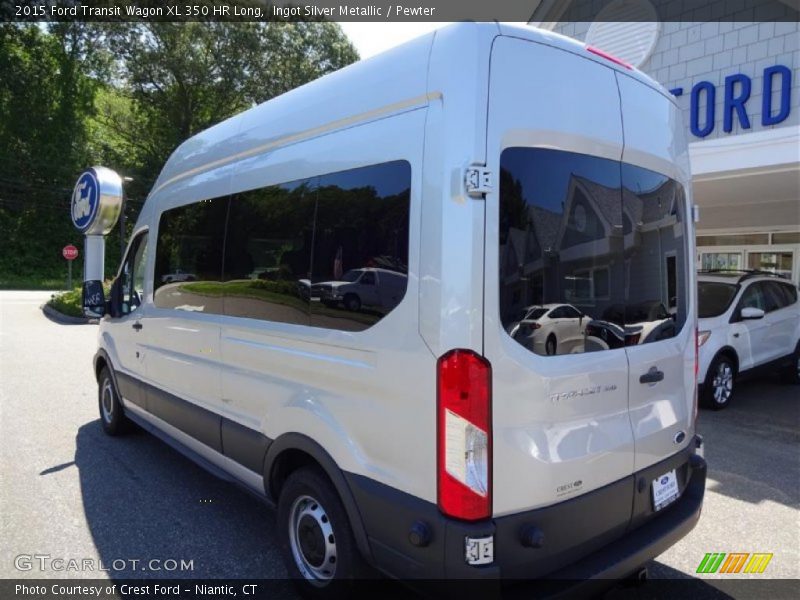 Ingot Silver Metallic / Pewter 2015 Ford Transit Wagon XL 350 HR Long